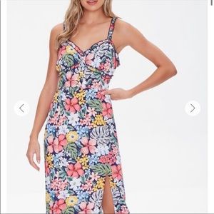 2 Forever 21 Floral Midi Dress - Multicolor